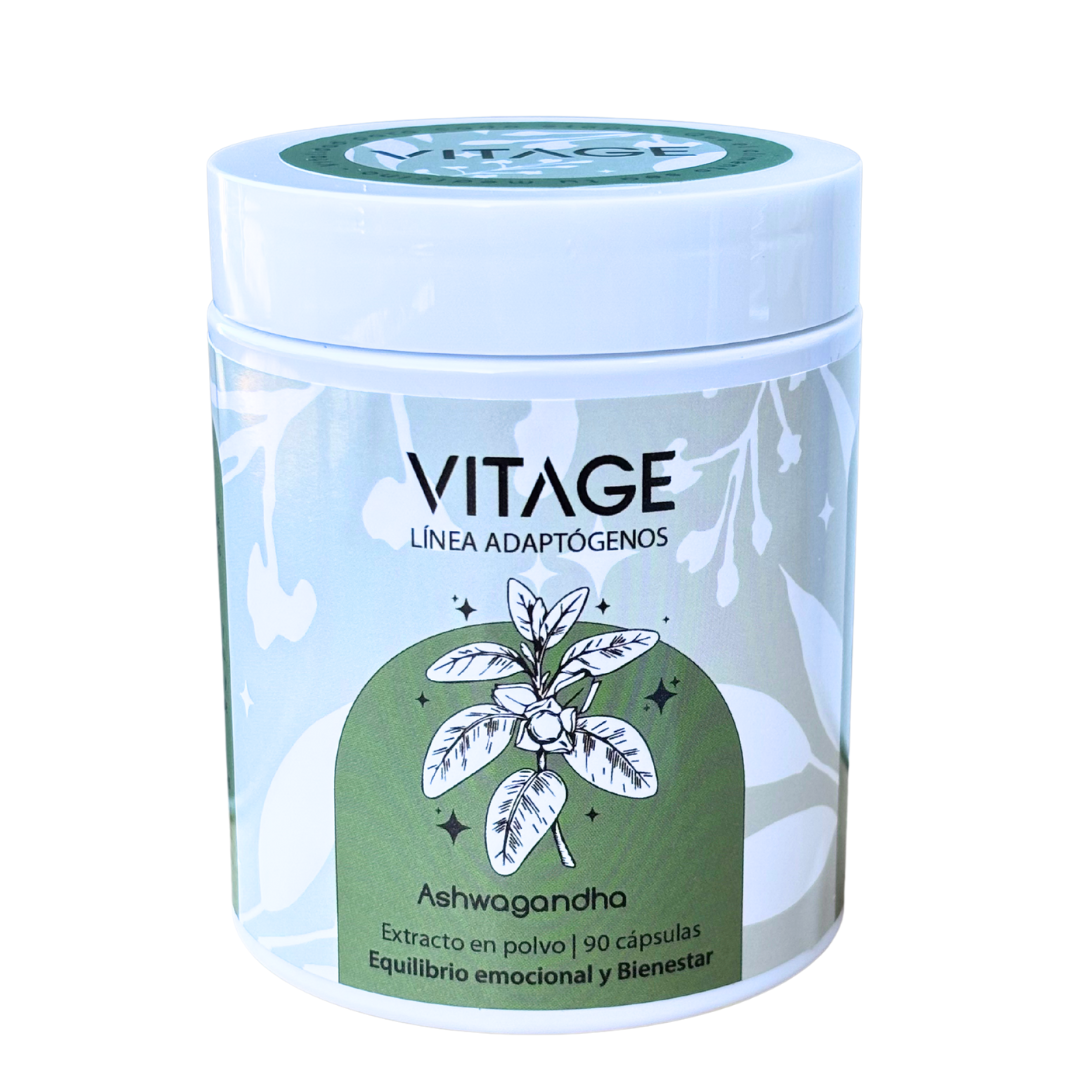 Ashwagandha | 90 cápsulas de extracto en polvo | Rinde 3 meses