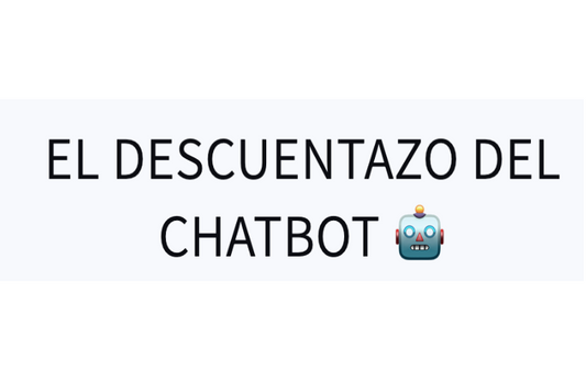 🔥 20% OFF EN TODA LA WEB: NOS FUIMOS DE VACACIONES… Y EL CHATBOT SE QUEDÓ A CARGO 🤖