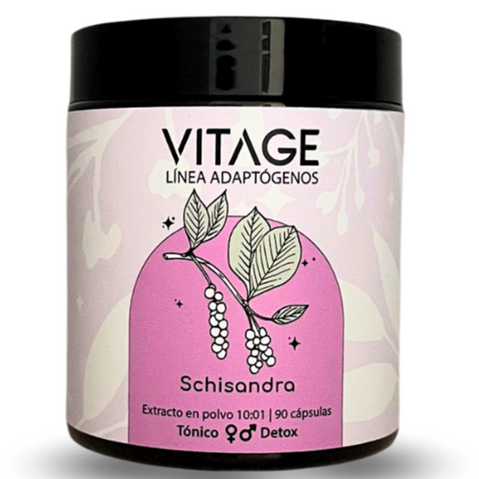 Schisandra | Extracto en polvo de frutos | 90 cápsulas veganas