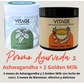 Promo Ayurveda 2 x 3 meses – Ashwagandha + 2 Golden Milk