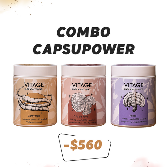 Combo Power | Cordyceps + Cola de Pavo + Reishi  PROMO (-$560)